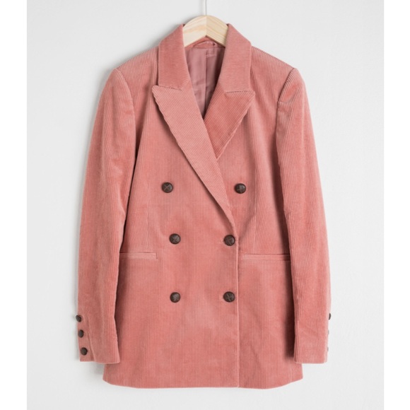 & Other Stories Jackets & Blazers - & Other Stories Double Breasted Corduroy Blazer